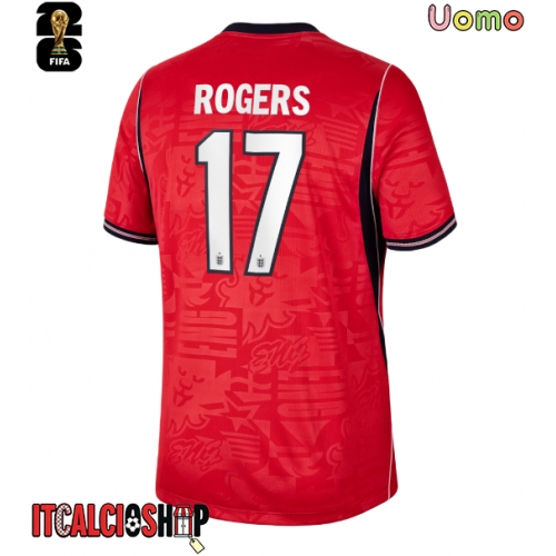 Inghilterra Morgan Rogers #17 Seconda Maglia Mondiali 2026 Manica Corta